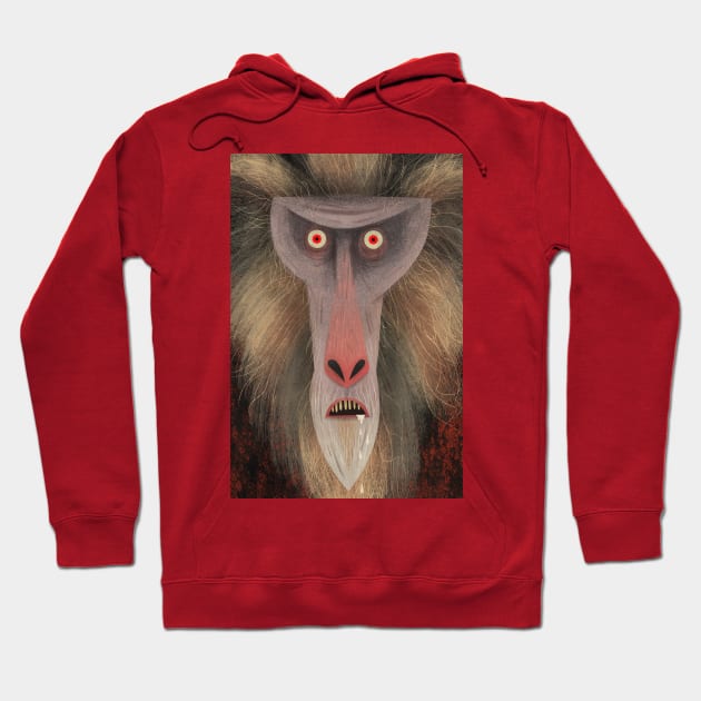 Angry Monkey Hoodie by Luis San Vicente 